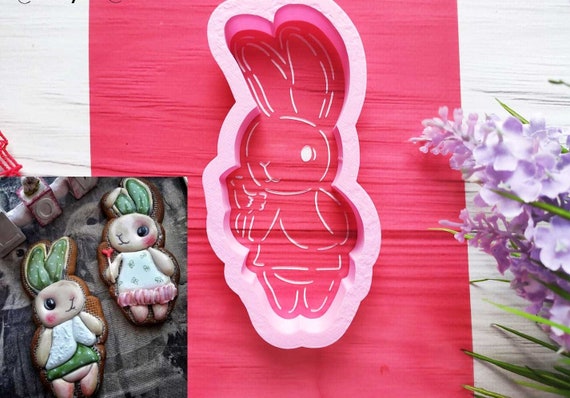 Set 16 Tagliabiscotti Pasqua - Coniglietti, Pulcini, Uova - In Latta, Per Dolci Festivi - Foto 8
