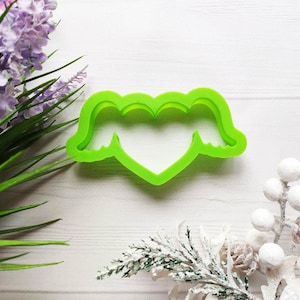 Heart with Wings Cookie Cutter - Valentines