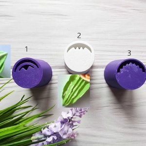 Lot de 3 douilles en forme de feuille de tulipe verte Feuilles de tulipe en plastique 1-5 cm Embouts pour tuyaux de glaçage crème Décoration de gâteau crème Pâtisserie