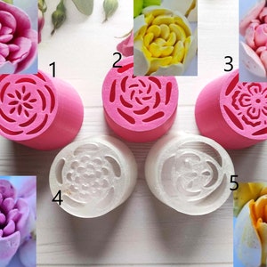 Nozzle Set 3cm 4 cm 5 cm for Icing Piping Nozzles Plastic Decorating Tips 5 pcs Decorating Tools Cake Decorating Marshmallow Flowers
