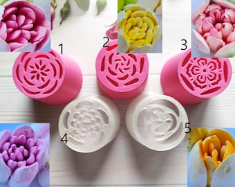 Sproeierset 3 cm 4 cm 5 cm voor glazuurspuitmondjes Muovi Decoratietips 5 stuks Decoratiegereedschap Taartdecoratie Marshmallow Bloemen