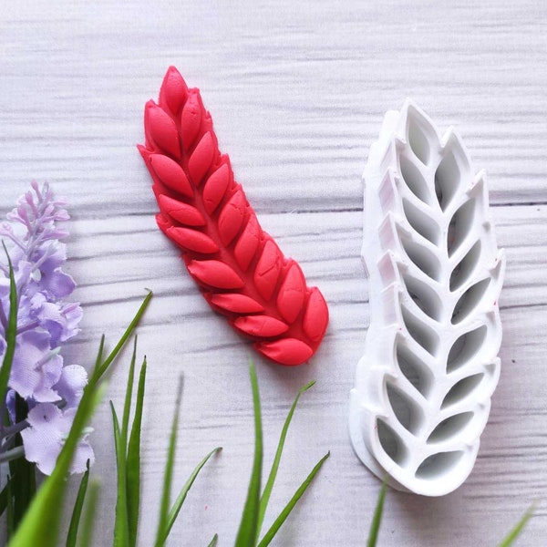 Cookie Cutter Wheat - Cereal Biscuit - Floral - Biscuit Mold - Made in Ukraine - Cookie cutter made of Wheat Stalk - Embossed ear of wheat