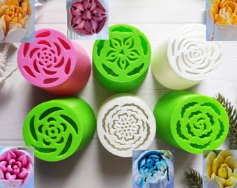 6 boquillas grandes de tulipán para glaseado: consejos para decorar pasteles