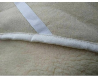 Top merino wool duvet cover mattress protector topper 100% new wool many sizes