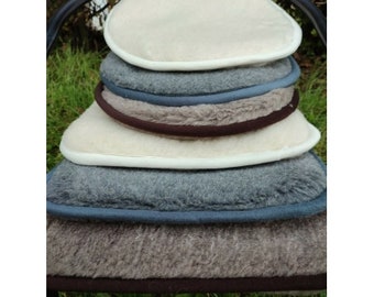 Chair pad seat pad seat cushion pillow fur cushion merino wool cushion