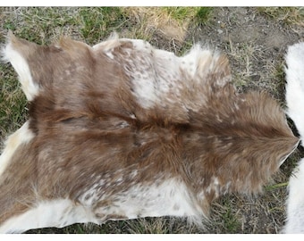 Real Goatskin Goatskin Fur Heavily Damaged Large Selection