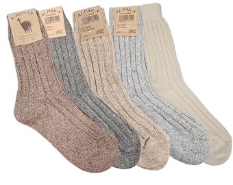 Alpaca socks thick wool socks EU size 36-46