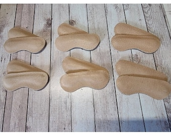 Genuine leather natural leather premium heel pad heel cushion orthopedic insole