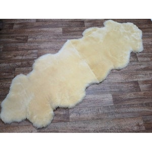 medical sheepskins sheepskin bed rug / carpet lambskins runner! ECO XXL