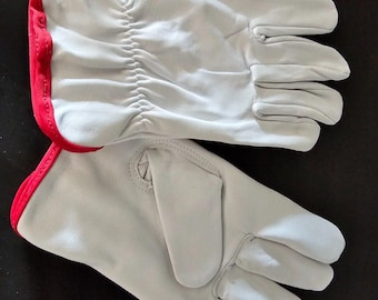 Work gloves Leather assembly gloves Goat leather gardening gloves