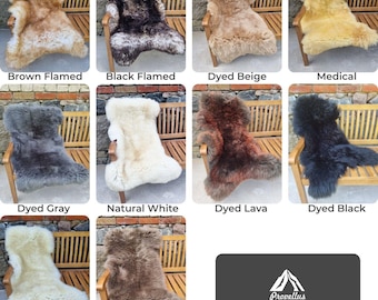 Premium natural sheepskin sheepskins fur lambskin unshorn soft wool