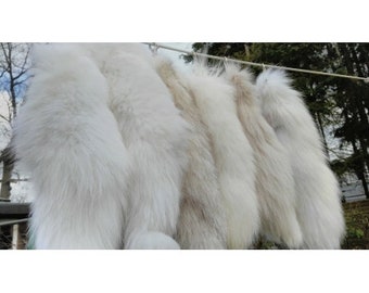 Foxtail fox tail tail foxtail foxtail arctic fox pendant