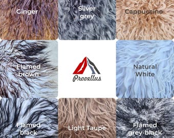 Premium longhair Icelandic sheepskin sheepskins fur lambskin natural curly