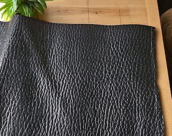 Rundleer nappa 1,0–1,5 mm glanzend zwart – 50×100 / 60×40 / 30×20 cm