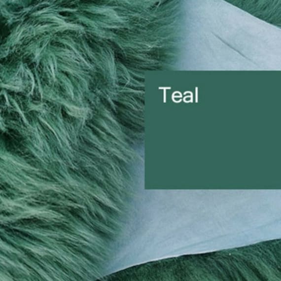 Pelle Pecora Lunga Lana Pelliccia Ecologica Svedese, Pelle D'agnello Con Lana Lunga Naturale - Tappeto O Coperta, Taglie M-XXL Pelliccia Pecora Naturale Tappeto - Foto 6