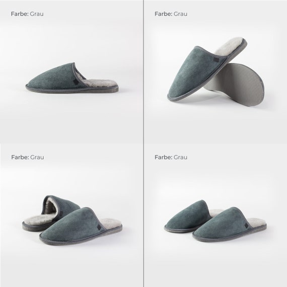 Buy Hausschuhe Pantoffeln Slipper Echt Deutsches Merinoschaffell