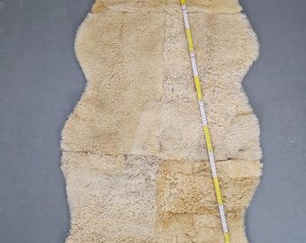 Oryginalna eko skóra owcza patchwork unikat 257-057