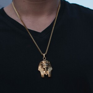 18k Yellow Gold Eagle Pendant Necklace w Franco Rope Chain LIFETIME WARRANTY