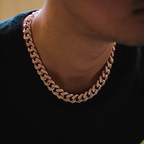Miami Diamond Cuban Link Chain Choker 