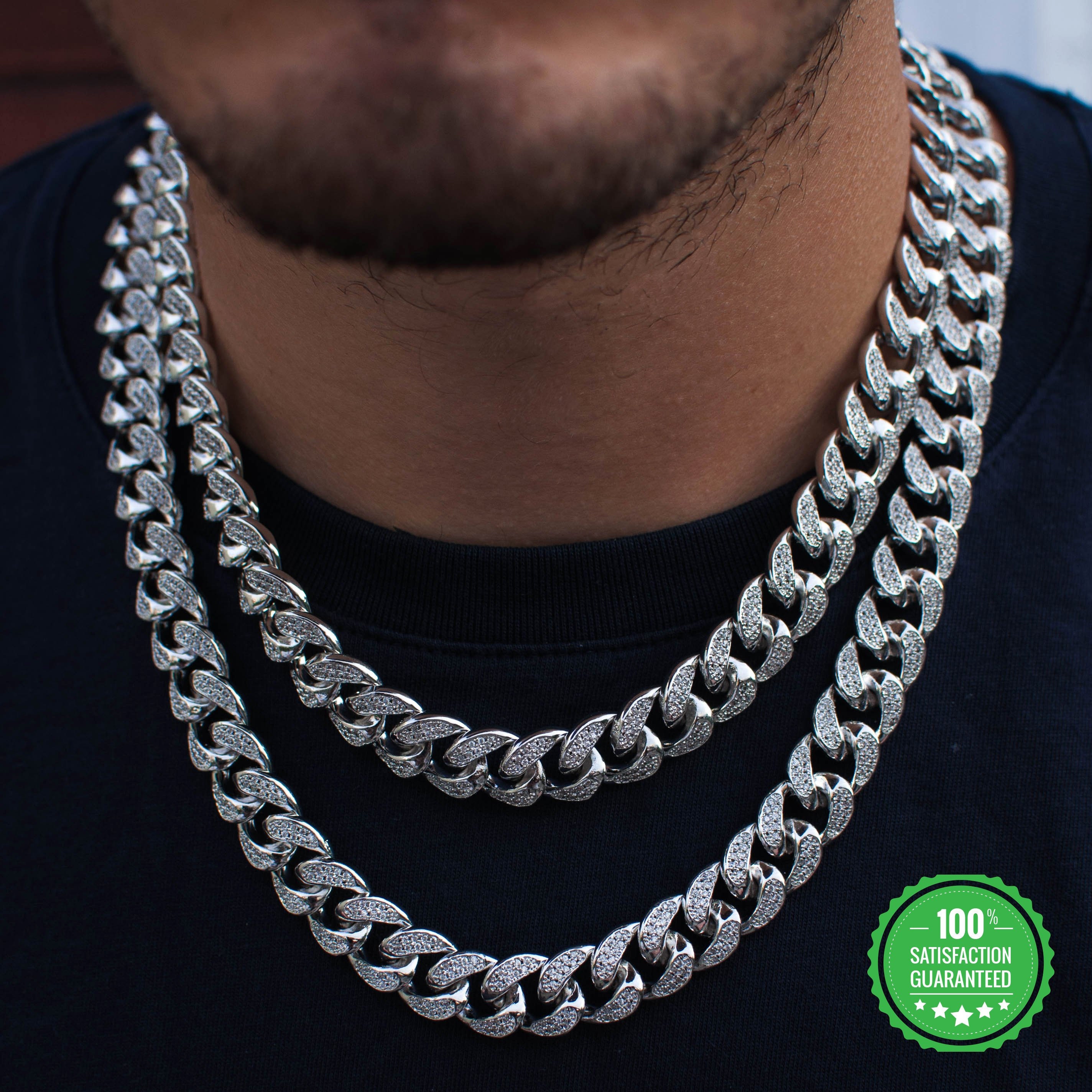 Мужские цепочки озоне. Цепь мужская Diamond Cuban Chain. 12mm Cuban Chain in White Gold цепочка. Cuban link цепь с бриллиантами. Mens Miami Cuban link Chain 12mm.