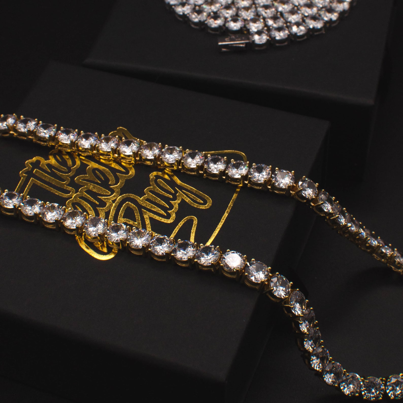 Vvs clarity Diamond Tennis Chain 3mm 6mm 14k Yellow Gold Etsy