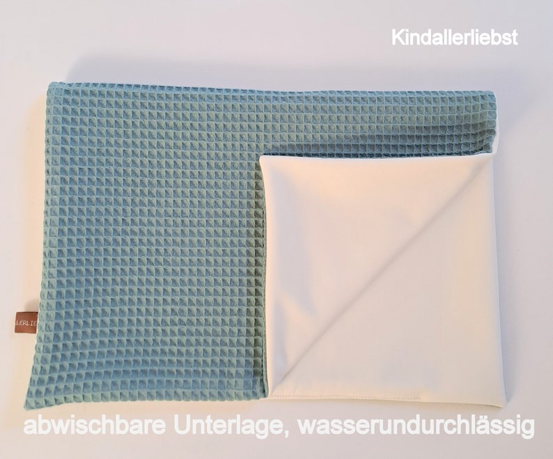 Windeltasche Komfort mit Wickelunterlage abwischbar für unterwegs Bild 8