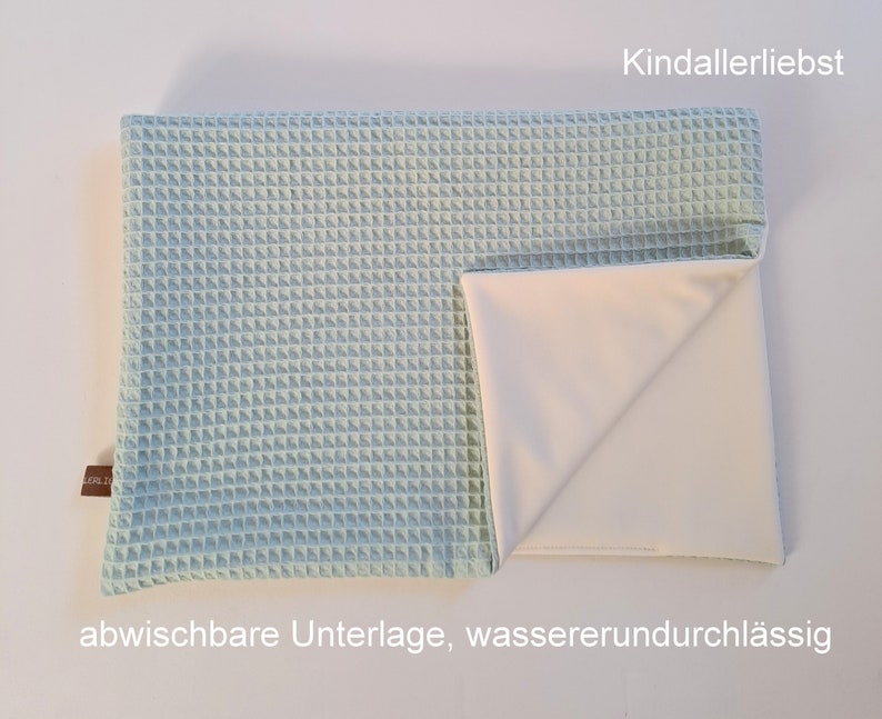 Windeltasche Komfort mit Wickelunterlage abwischbar für unterwegs Bild 8