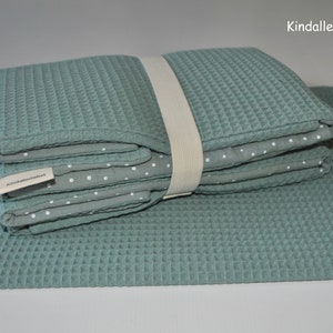 Diaper bag with changing mat that can be wiped clean for on the go image 5