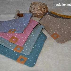 Musselin Baby Halstuch verschiedene Farben Sets