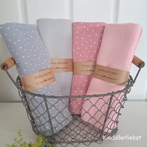 Burp cloth, swaddling cloth, muslin cloth, baby blanket, muslin cloth, scarf