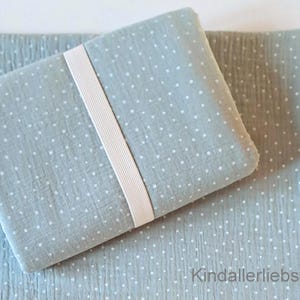 Cambiador lavable e impermeable, de muselina, color verde Nilo, varios tamaños