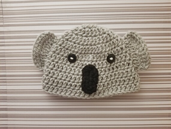 crochet koala hat