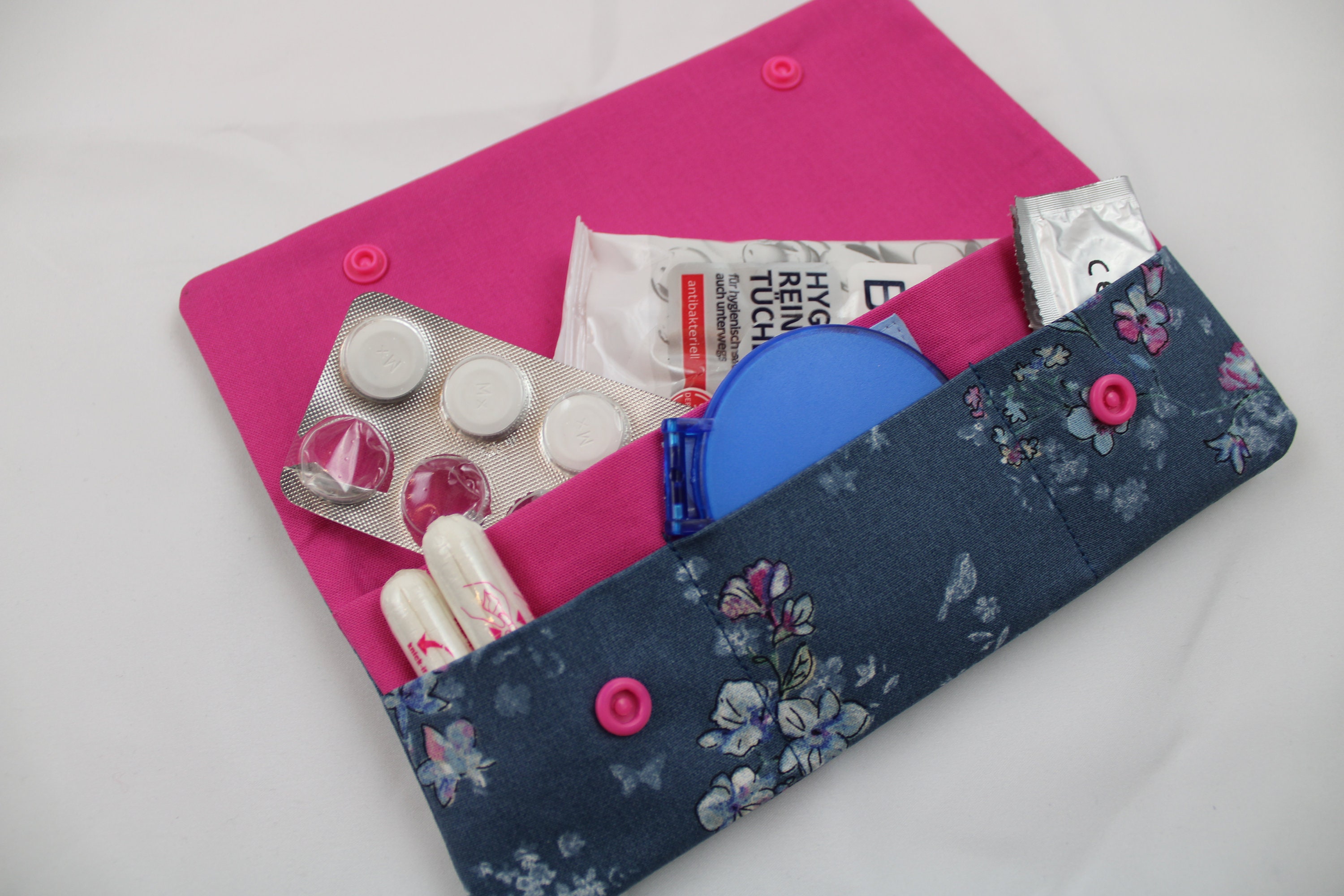 Tampon bag / case for briefs and tampons / emergency bags / Etsy