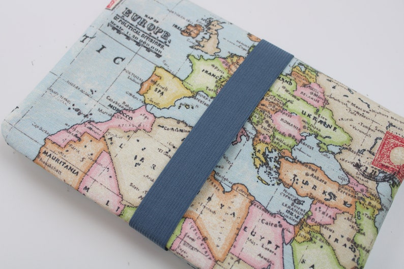 Travel case / travel organizer for families 4/meter World Map different interior colors available image 9