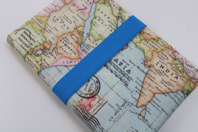 Travel case / travel organizer for families 4/meter World Map different interior colors available image 7