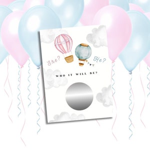 Juego de baby shower, tarjeta rascadora, baby shower, rasguño personalizado, niño o niña, revelación de género, fiesta de bebé