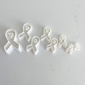 Cancer Awareness Ribbon Cutter, Polymer Clay, Cute Cutters, Clay Cutters, Stud Earrings, Cancer Ribbons, Polymer Clay Cutters