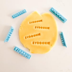 Sello de arcilla impreso en 3D personalizado / Sello de cerámica personalizado / Sello de arcilla para cerámica y alfarería / Suministros de tienda / Logotipo / Marca de agua