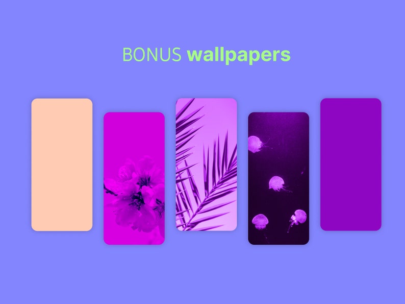 Iphone IOS 14 App Icons Pack Aesthetic Icons Minimalistic Etsy