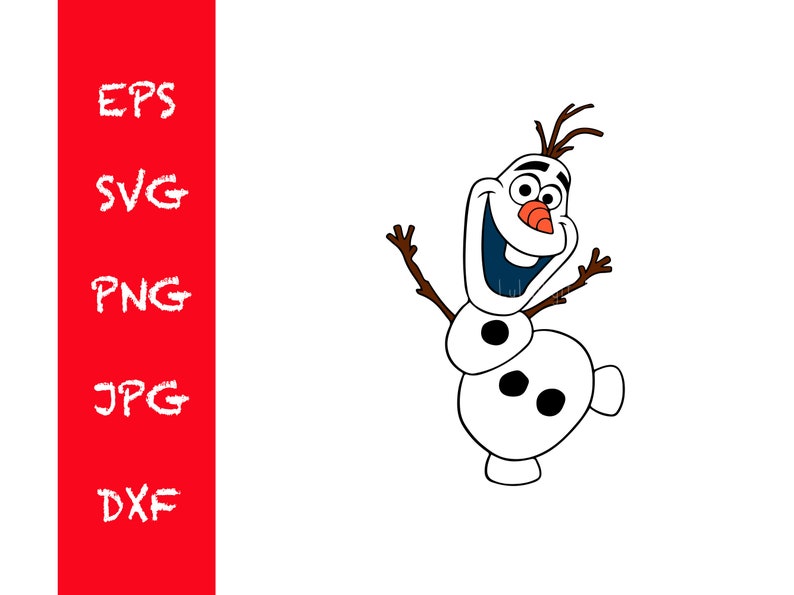 Download Olaf /svg png eps jpg dxf | Etsy