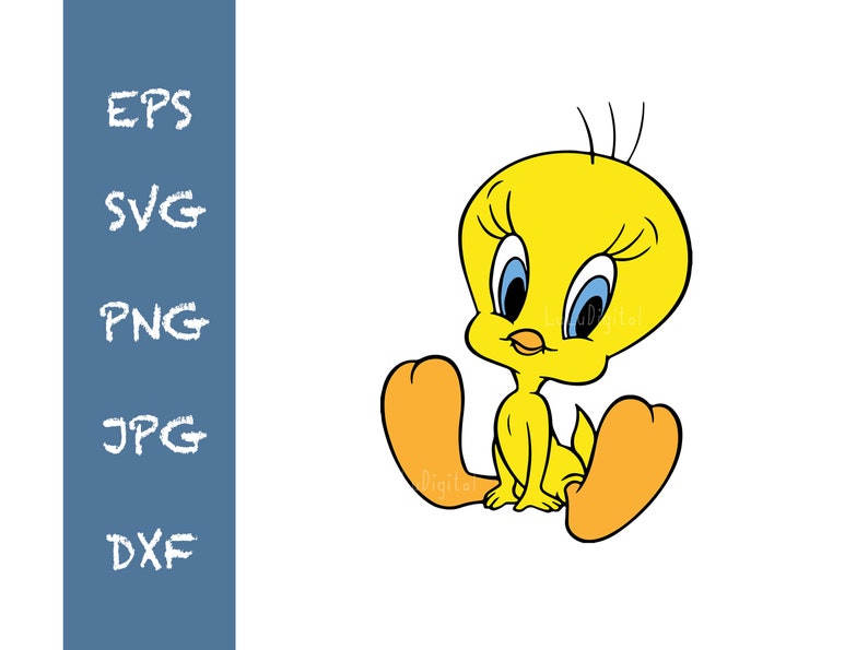 Download Tweety Bird/ svg png eps jpg dxf | Etsy