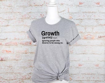 Growth Definition T-Shirt: Unisex Cotton Graphic Tee