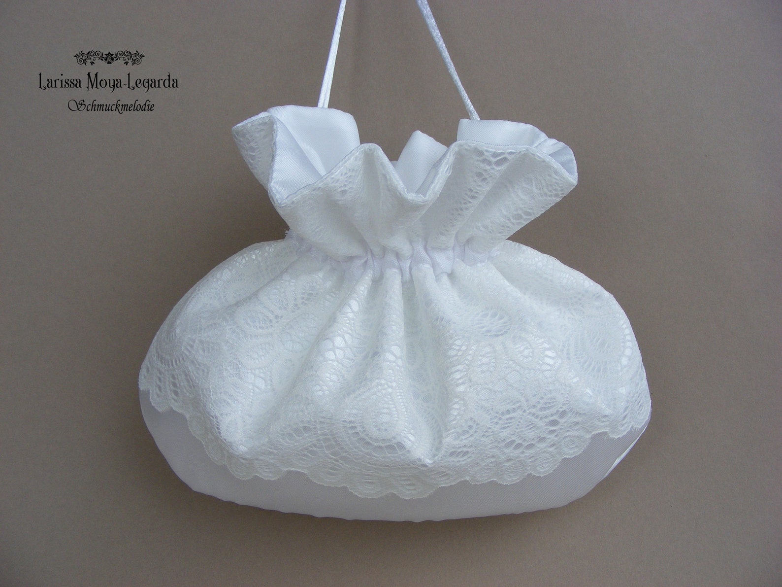 HIMKI Brautbeutel Hochzeit Handtasche - Goldener Jacquard Mit Quaste