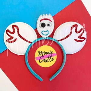 Forky Ears, Forky Mickey Ears, Toy Mickey Ears, Mickey ears for Boy, Men Mickey ears, Mickey Ears, Minnie Ears, Mouse Ears Headband