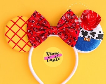 Jessie Hat Mouse Ears, Mickey Ears, Toy Cowboy Story Minnie  display picture 3