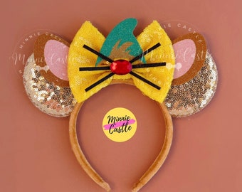 Gus Mickey Ears, Gus Gus Minnie Ears, Cinderell Friend Mouse Ears, Mickey Ears,  Minnie Ears, Mouse Ears Headband, Characters Ears