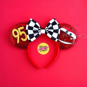 Mcqueen ears, Cars Mickey Ears, Cars Mouse Ears, Mouse Ears, Minnie Ears, Mouse Ears headband, Mickey Ears, Characters Ears, Mickey Ears