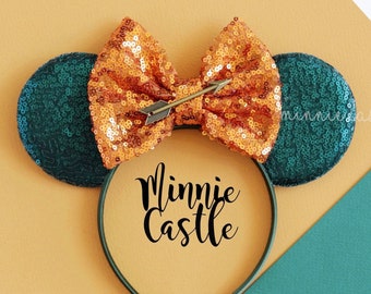 Brave Princess Ears, Brave Minnie ears, Mickey Ears, Mouse Ears Headband , Minnie Ears, Characters Inspired Ears