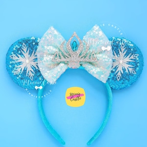 Elsa Mickey ears, Mickey Ears, Princess Mouse ears, Frozen Ears, Minnie Ears, Mouse Ears Headband, Mickey Ears, Characters Mouse Ears