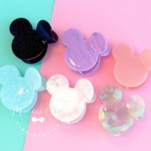 Mickey Claw Clip, LARGE Mickey Ears Hair Clip, Mouse Claw Clip, Mouse Claw Hair Clip, Mickey Hair Clips, Mouse Ears Clips Women and Adults